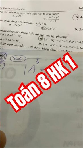 Grade 8 Math Semester 1 Exam Review - Quick, Easy-to-Understand Multiple Choice Questions #shorts