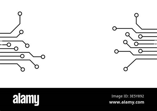circuit board icon. vector icon Stock Video Footage - Alamy