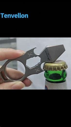 Do you want this Tiny Titanium Pry Bar #Pry Bar #everyday carry #edcgear #keychain pry #edc #Opener
