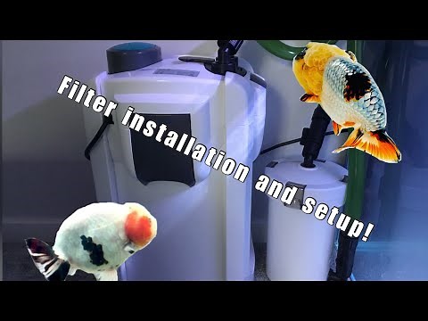 Installing all pond solutions canister and booster filter