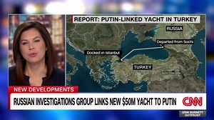 This $50 million yacht may be linked to Putin, according to Russian investigations group