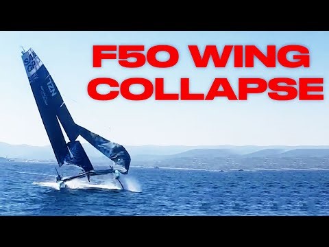 DRIVERS REACT TO INSANE F50 WING COLLAPSE | SailGP