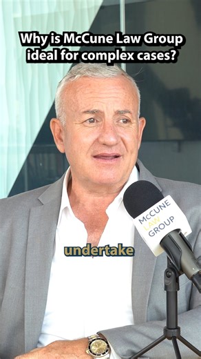 "Why is McCune Law Group ideal for complex cases?" Top personal injury attorney Cory Weck on how MLG is equipped with the professionals and resources needed to undertake complex litigation cases. #lawfirm #lawyersoftiktok #lawyersofinstagram #lawyersoffacebook #lawsuit #LegalHelp #legaladvice | McCune Law Group