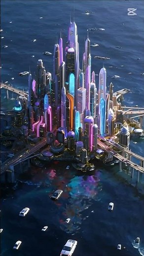 Future Floating City 2090 — Insane Vision 😳🌆