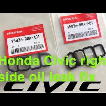 Honda Civic passenger side oil leak FIX