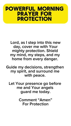 Powerful Morning Prayer for God’s Protection Today | Start Your Day Covered by God’s Peace