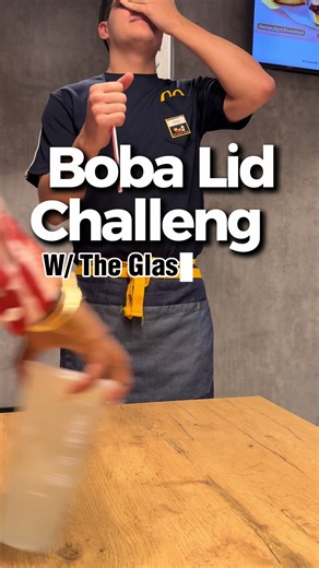 Our team took on the Boba Lid Challenge — blindfolded. 🧋 Safe to say… it’s harder than it looks. Think you’d do better? Order your favorite drink in our app and stop by to test your skills.