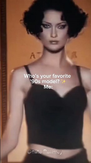 Who’s Your Favorite ’90s Model? ✨👠 #fashion #runway #model