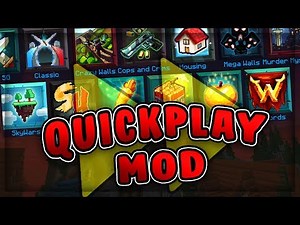 QuickPlay Mod ⏩ SHOWCASE! - Join any Hypixel game INSTANTLY