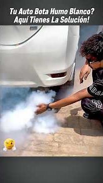 How to clean the PCV valve and remove WHITE SMOKE from your car.