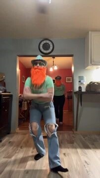 1.1K views | These two friends were dressed as leprechauns for St. Patrick's day. The one in jeans wanted to do a particular dance step but couldn't so she asked her friend. However, after seeing her friend when she finally attempted the dance step and ripped her jeans. Both of them started laughing hard at their hilarious dance fail. | Jukin Copyright Management | Facebook