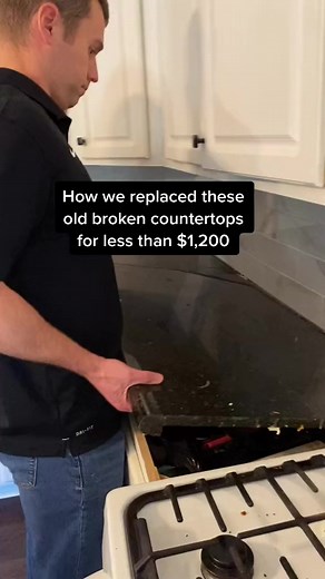 Budget Friendly New Countertops! #hardwoodreflections #kitchenrenovation #homerenovation #budgetfriendly #diy #kitchen #butcherblock #butcherblockcountertop | Flipping Gorgeous