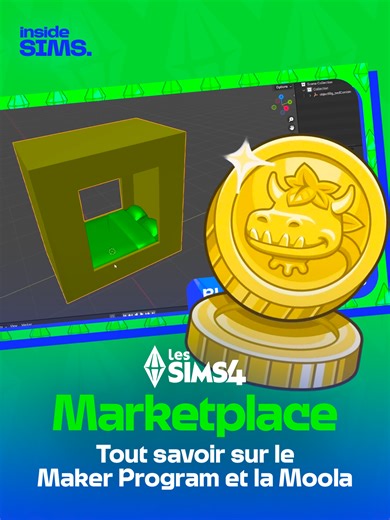 🪙 EA introduit un Marketplace intégré au Sims 4 pour les contenus créés par la communauté. Les packs des créateurs seront achetés avec une nouvelle monnaie virtuelle : la Moola. Qu'en pensez-vous ? Vidéo complète ➡️ https://www.youtube.com/@TS1sims #insideSIMS #Sims4 #LesSims4 #TheSims4 #Sims4News #GamingFR #LesSims #TheSims #Sims4Update #Sims4DLC #ActuGaming #Sims #Placemarket #Moola
