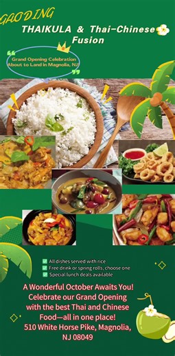 THAIKULA: Thai-Chinese Fusion Grand Opening in Magnolia