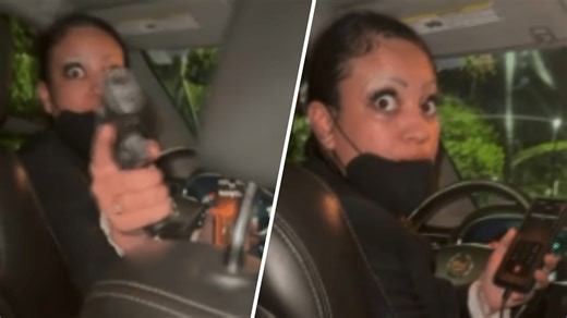 Uber driver seen in video pointing gun at passengers in Hollywood in court