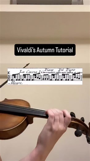 5K views · 332 reactions | Vivaldi’s Autumn | Violin Tutorial  Follow @suzukiviolinteacher for more violin tutorials 朗 | Meghan Faw, violin | Facebook
