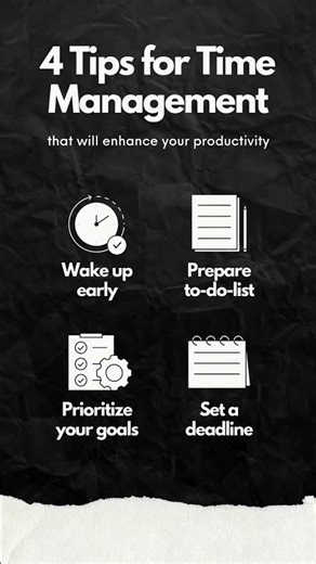 4 Time Management Hacks That Actually Work #productivity #timemanagement