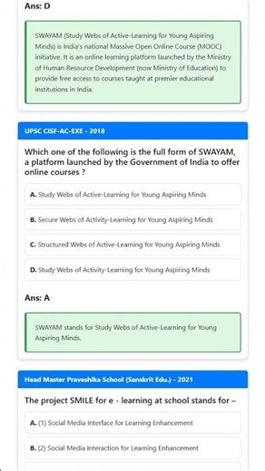 SWAYAM, National Digital Library, and other e-learning platforms