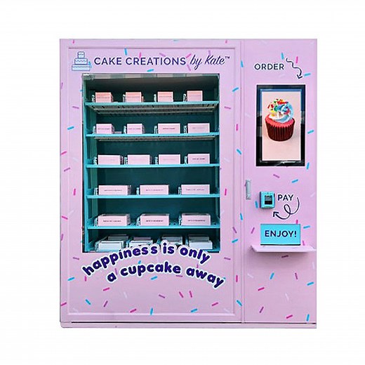 [Hot Item] Haloo Refrigerated Fresh Food Salads Cake & Sandwich Vending Machine with Cooling System