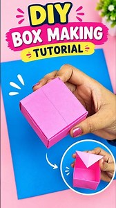 Easy DIY Box Making Tutorial | How to Make a Paper Box at Home