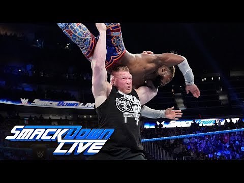 Brock Lesnar assaults Kofi Kingston after The New Day's victory: SmackDown LIVE, Sept. 17, 2019
