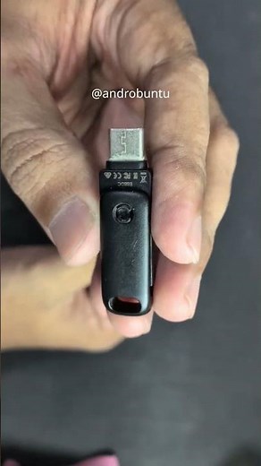 This flash drive works with Android, iPhone, and laptops #sandisk #tutorial