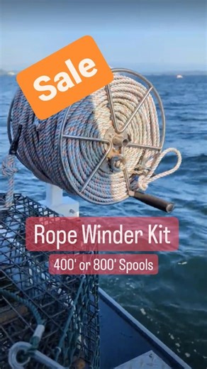There's no better combo than the Scotty Pot Puller & the SMI Rope Winder Kit for pulling up those heavy Shrimp and Crab Pots. 💪 🦀 🦐 Scotty Pot Pullers easily attach to your Scotty Downrigger Mounts. In stock $469.99 ea. Knock another 5% off if you're a member. SMI Rope Winder Kits are available in 400' and 800' spools and make it easy to deploy and retrieve your lead rope saving you the hassle of cooling it by hand. On Sale now for $134.98 and $138.98. Crabbing opens in many areas in the Puge