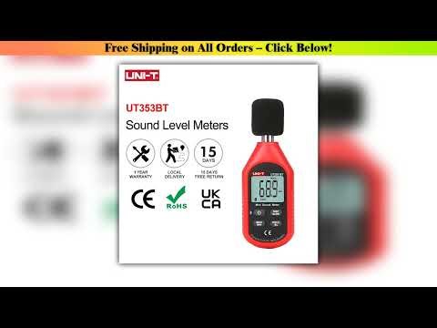 UNI-T UT353BT Sound Level Meter Digital Bluetooth Noise Meter Tester 30-130dB Decibel Monitoring