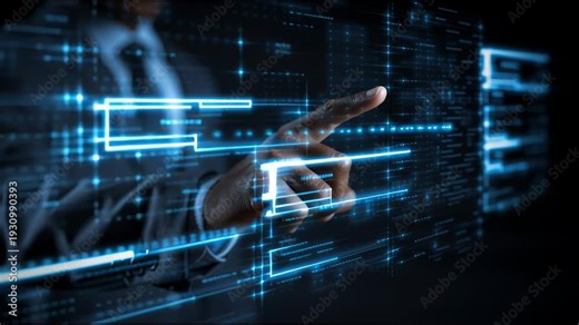 User interacts with a digital interface for document approval and reject detection using touch gestures for navigation and selection