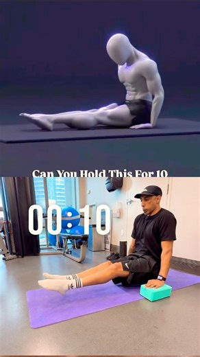 The L Sit Challenge #shorts #lsit #challenge