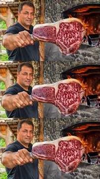 Beef Ribeye Steak Wrapped in Flatbread and Deep Fried to Crispy Perfection #shorts #beef #bbq