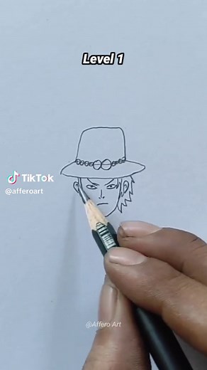 How to Draw Portgas D. Ace (One Piece) - Step-by-Step Tutorial