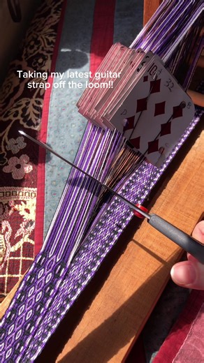 DIY Guitar Strap Weaving Using Inkle Loom Techniques
