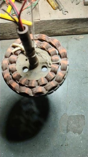 fan stator winding running #fan #ceilingfan #ceilingfanrepair #running #fast #kipasangin