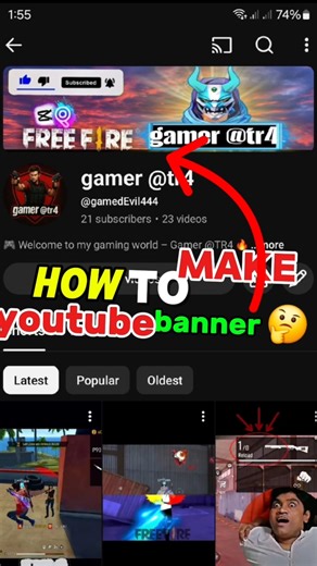 "Make Your YouTube Channel Banner Like a Pro!"