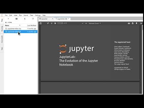 JupyterLab PDF rendering