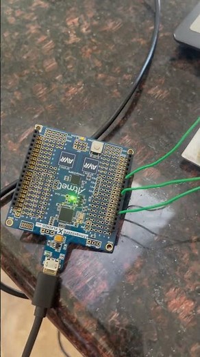 Lab 7 demo using potentiometer to change LED brightness