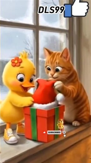 Ducky’s Cartoon Basketball! Playing & Shooting with a Boy in the gift – Daddy’s Warm Company!