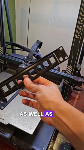 Finishing up the 3D printed rack mounted parts #3dprinting #techshort #Homelab #minipc #budgetbuild