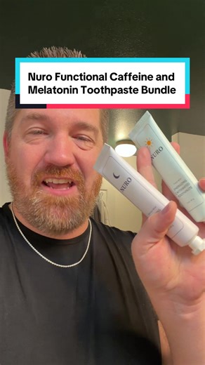I finally found a way to make it to coffee without losing my mind! NURO caffeinated toothpaste will get me going until I get to coffee but then it’s brothers toothpaste has melatonin for when we go to bed! Love this combo! #toothpaste #caffeineaddiction #brushingteeth #tiktokshopblackfriday #tiktokshopcreatorpicks