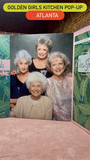 THANK YOU FOR BEING A FRIEND 🎶 Immerse yourself in the world of The Golden Girls! From the iconic kitchen to the photo-ops in every corner, this experience did NOT disappoint.🤩 Whether you want to dress in theme for a few pics or just grab a drink and some of the ladies’ signature dishes, make sure you catch this pop-up before it’s gone! 📸 Pose in Blanche’s Boudoir (complete with shag carpet and a palm-print bedspread) 📞 Check out the entire kitchen and chat with the girls on their iconic ye