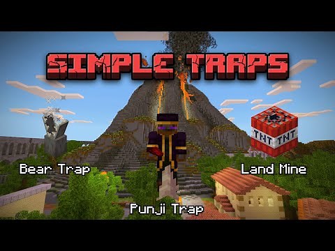 3 Simple Command Block Traps! (Minecraft Bedrock Tutorial)