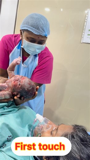 Sugan Multispecialty Hospital on Instagram: "First unforgettable touch forever, that creates memory for the mother. Motherhood is reality felt once the baby is born and listening to the first cry. Let’s celebrate motherhood.#reels #shorts#instadaily #doctor #insta"