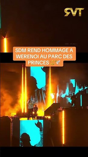 SDM rend hommage à Werenoi au Parc des Princes 🕊🏟 #werenoi #elevenallstar #twitch #sdm #pourtoi