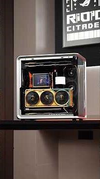 The All-Black ROG Astral PC Build😵 RTX 5080 & Ryzen 9850X3D🤴#pcbuild #gamingpc #computer #JonsboTK3