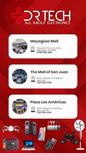 ✨👑 Ideas de Regalos para Reyes en Dr. Tech 👑✨ ¡Los Reyes Magos ya vienen en camino! 🎁✨ ¿Aún sin ideas de regalo? En Dr. Tech tenemos las mejores opciones tecnológicas para sorprender a todos: 🎮 Gadgets divertidos 📱 Smartphones y accesorios 💻 Laptops para estudiar o trabajar 🔋 Energía portátil para no quedarse sin batería 🚲 Movilidad eléctrica para aventuras 📸 Cámaras y drones para capturar momentos Encuentra el regalo perfecto para mamá, papá, tu mejor amigo o tu persona favorita. 💝🎉 