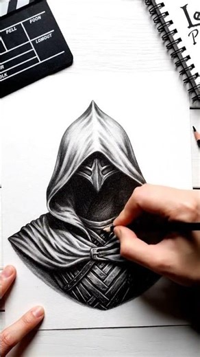 Drawing Ezio in 8 Seconds ✏️ Realistic Art