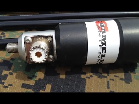 Tactical HF Whip Antenna - Chameleon CHA-MIL with Hybrid-Micro Base