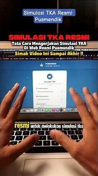 TKA SIMULATION TUTORIAL OFFICIAL WEB PUSMENDIK ALL LEVELS ELEMENTARY, SMP, SMA #tka #utbk
