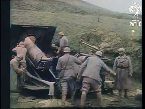 Verdun Battle Scenes (1916) trench warfare - WW1 in Colour